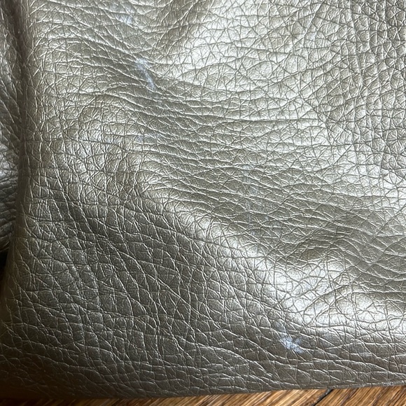 Nine West large shoulder bag textured faux leather gray green - Picture 14 of 14